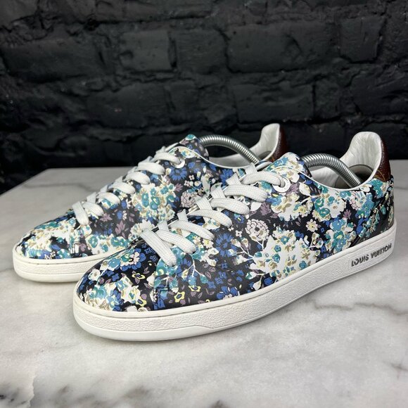 Louis Vuitton Frontrow LV monogram low Sneaker Flower leather 7.5 US or 37.5 EUR - Picture 1 of 17